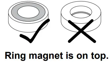 beckett MS601ULQ Mini Condensate Pump - Ring magnet