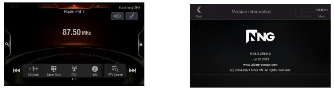 ALPINE INE-F90D Navigation Android Bluetooth - app 5