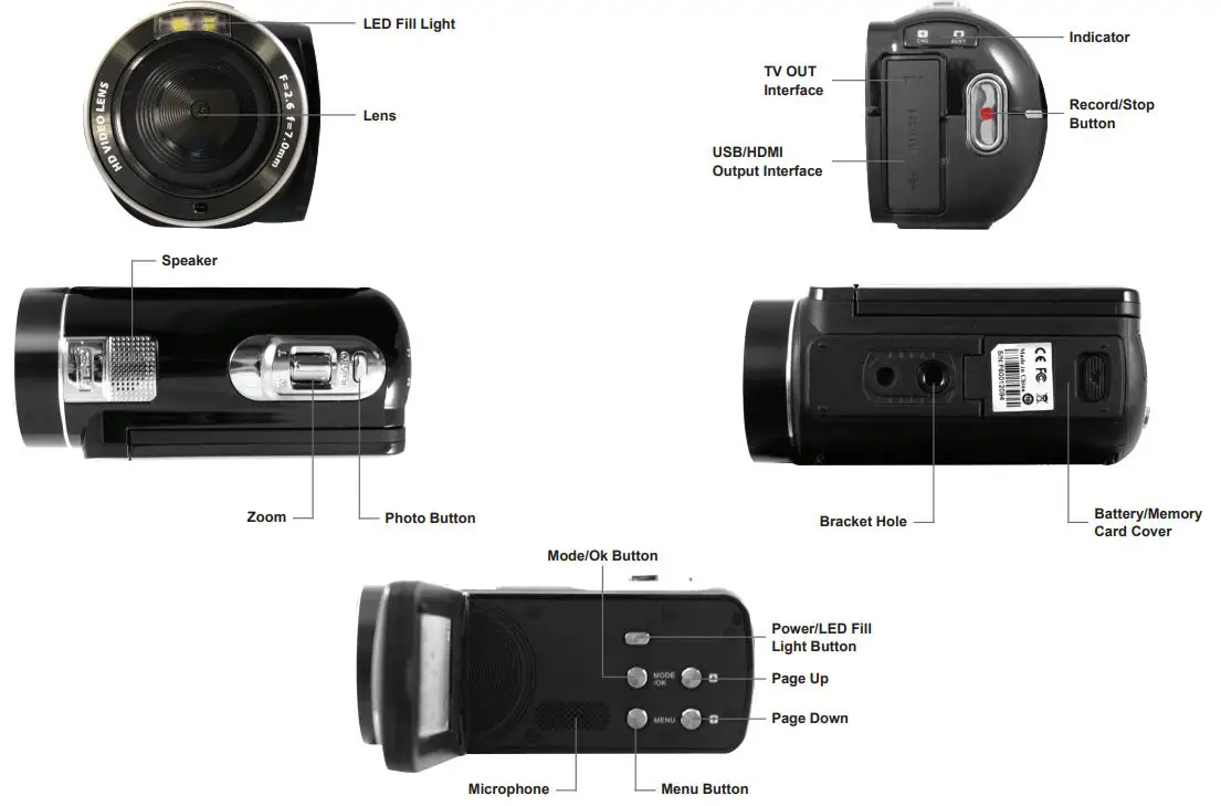 Hamilton Buhl-ActionPro-HDV17BK-2.7K-HD-Digital-Camcorder-1