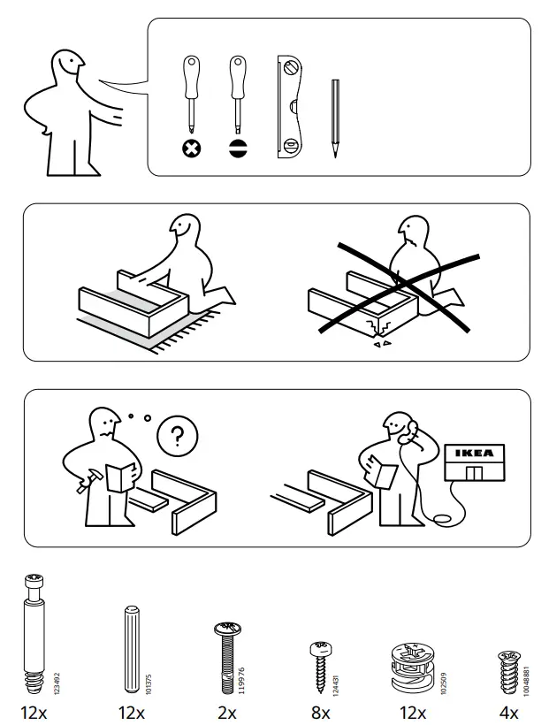 IKEA NYSJÖN 204.708.15 High Cabinet White 30x190 Cm - Fig