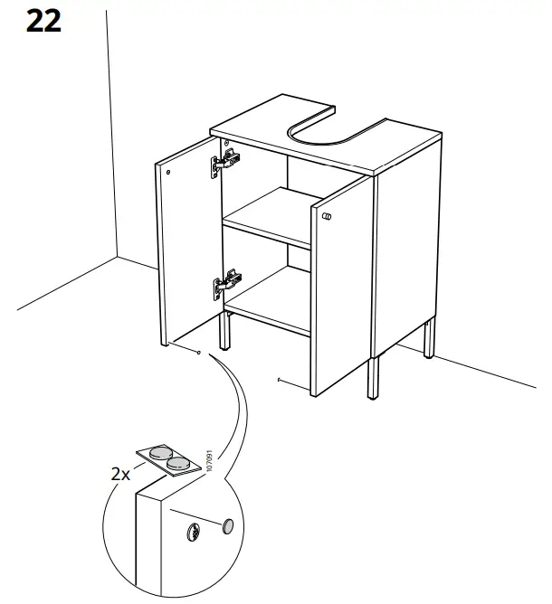 IKEA NYSJÖN 204.708.15 High Cabinet White 30x190 Cm - Fig14
