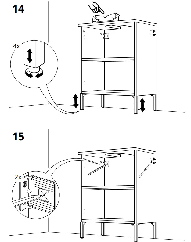 IKEA NYSJÖN 204.708.15 High Cabinet White 30x190 Cm - Fig9