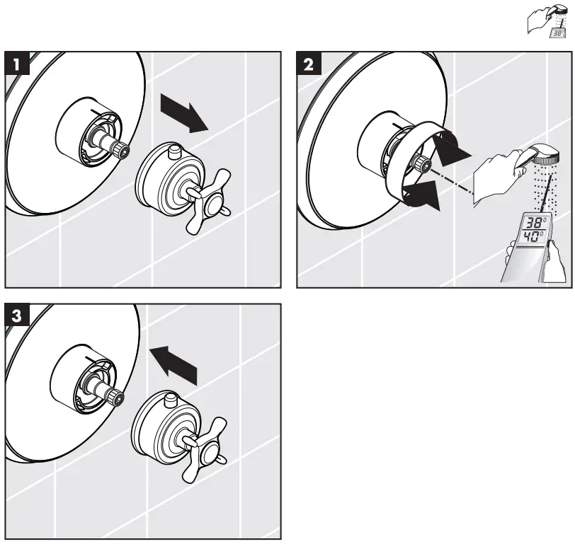 hansgrohe AXOR CARLTON Highflow Thermostat - Assembly 3