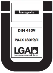 hansgrohe AXOR CARLTON Highflow Thermostat - Logo