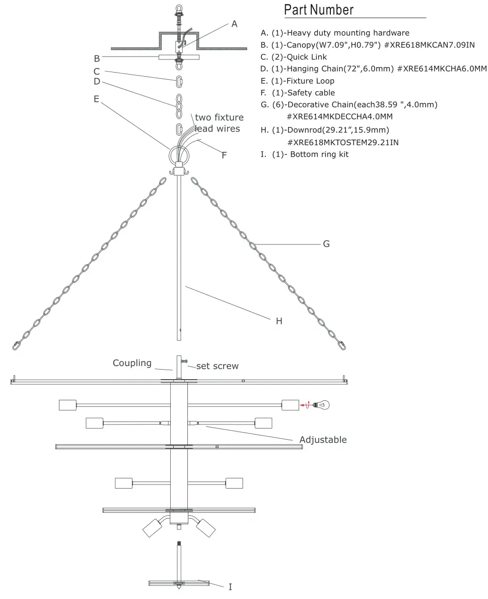 CRYSTORAMA 618-MK Rylee 32 Light Chandelier - PART NUMBER