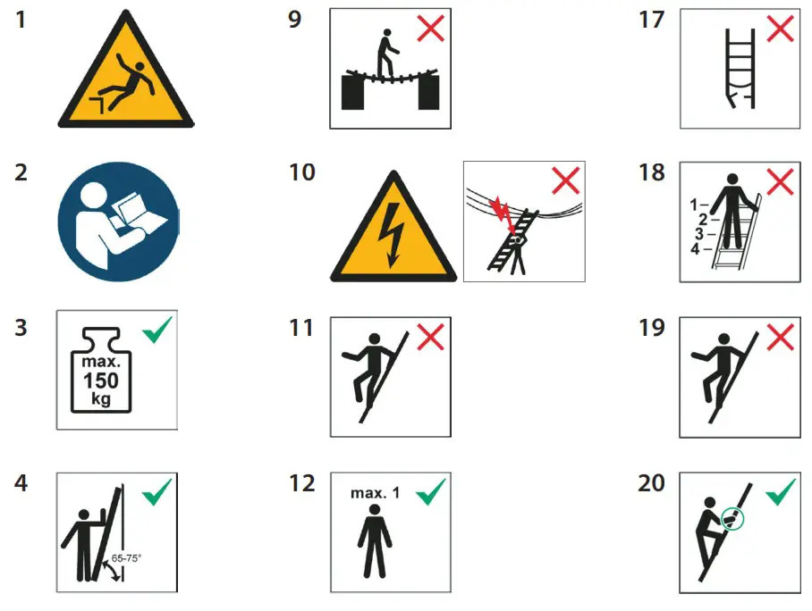 PROBUILDER 57650 57651 57698 Telescopic Ladder - Product Overview 1