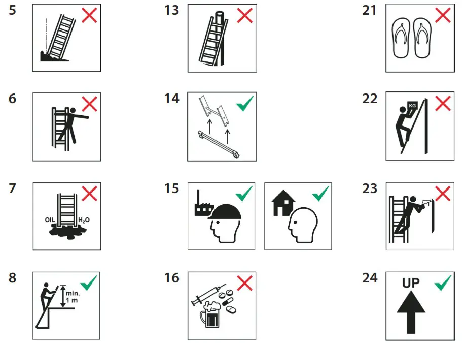 PROBUILDER 57650 57651 57698 Telescopic Ladder - Product Overview 2