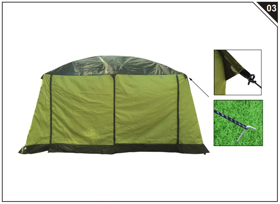 Outsunny A20 052 8 Man Camping Tent - Parts 4