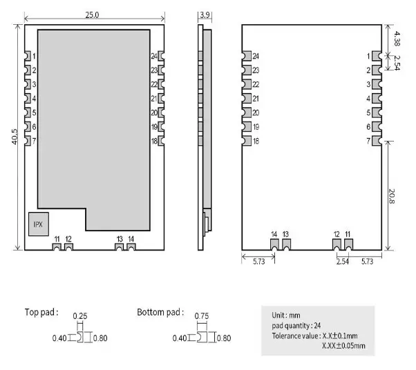 EBYTE SX1262 230MHz LoRa Wireless Module - 1