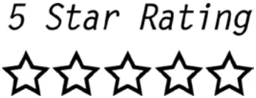 5 Star Rating