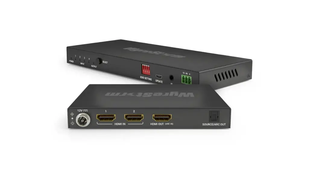 Wyrestorm Exp-sw-0x01-8k Essentials 8k60 2x1 And 4x1 Hdmi Switcher User Guide Wyrestorm Exp-sw-0x01-8k Essentials 8k60 2x1 And 4x1 Hdmi Switcher User Guide