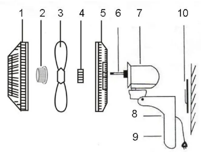 EH1621 18 Inch White Remote Control Wall Fan with 3 Speed Settings and 7.5 Hour Timer 1