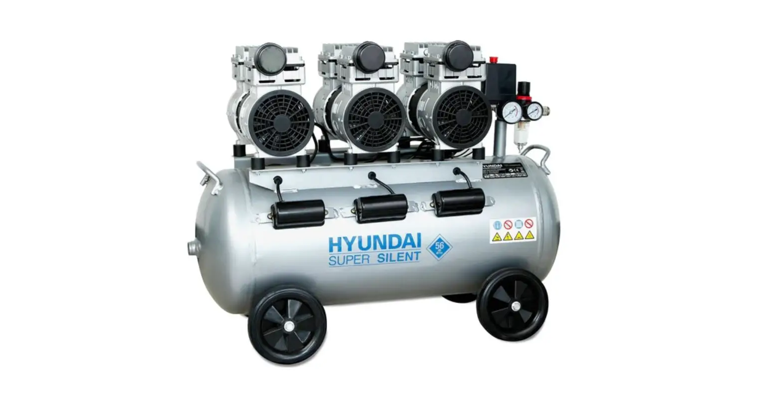 Hyundai 55757 Olievrije Compressor Instruction Manual Hyundai 55757 Olievrije Compressor Instruction Manual