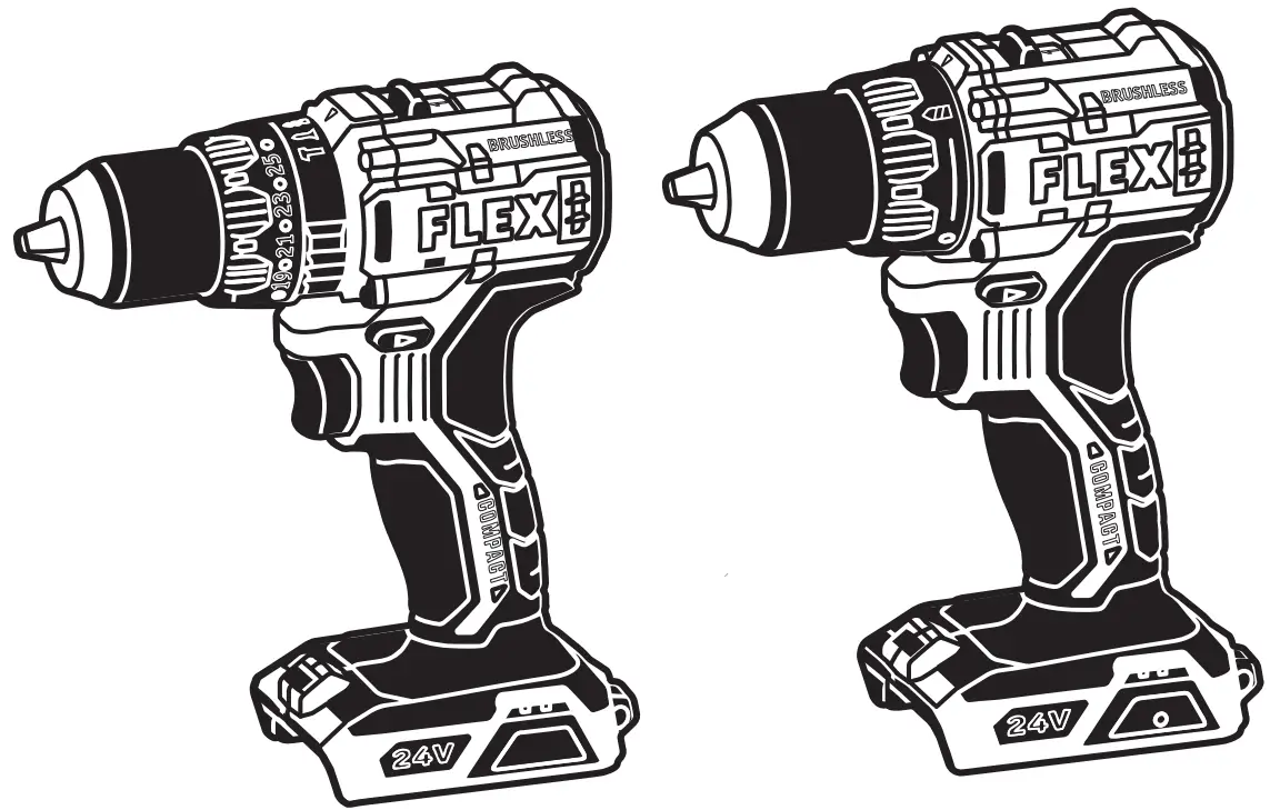 FX1231 24V Drill Driver Hammer Drill