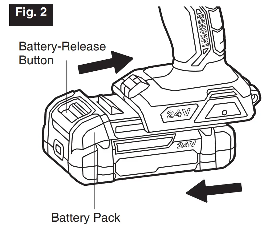 To Attach/detach Battery Pack