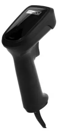 POS-mate PM-BCU1D-B Corded USB Barcode Scanner -