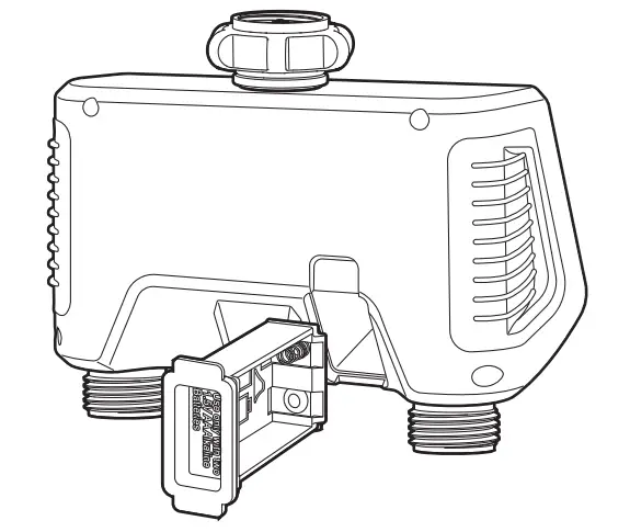 dewenwils HDWT03A Water Hose Timer 3 Zone - indicator