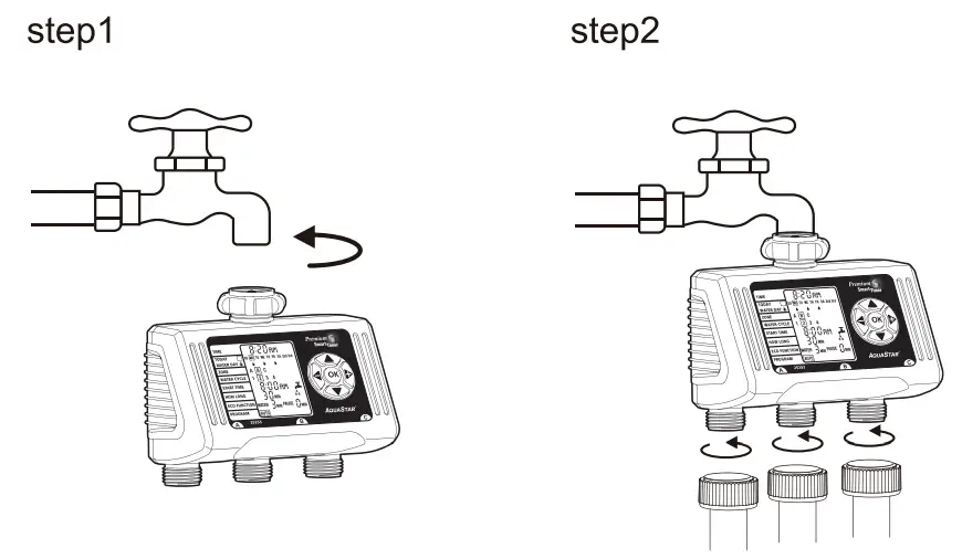 dewenwils HDWT03A Water Hose Timer 3 Zone - install