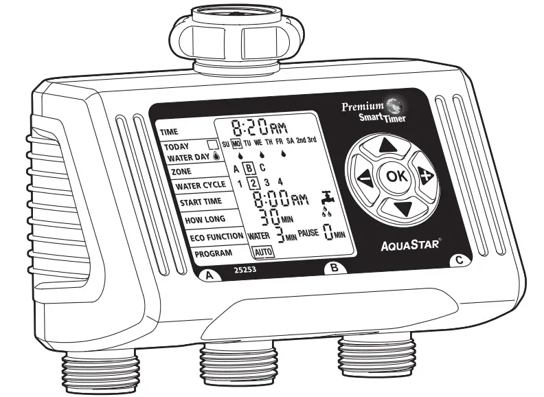 dewenwils HDWT03A Water Hose Timer 3 Zone