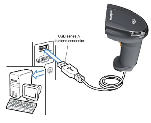unitech MS852 2D Imager Barcode Scanner - Scanner
