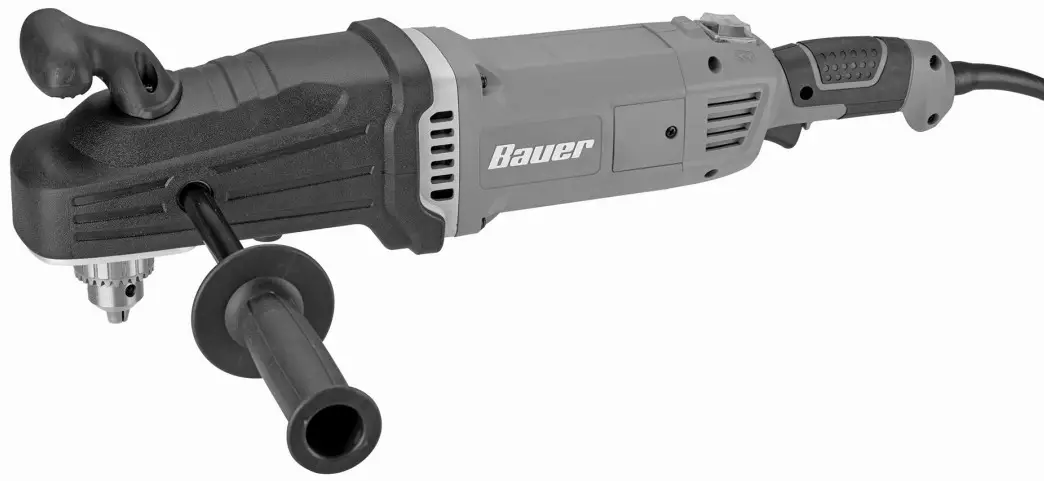 Bauer 64121 1 2 Inch Heavy Duty Right Angle Drill -