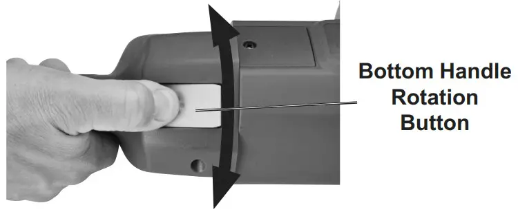 Bauer 64121 1 2 Inch Heavy Duty Right Angle Drill - Handle Direction