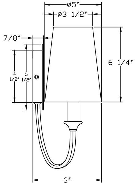 CRYSTORAMA PAY 922 VG Payton 2 Light Vibrant Gold Wall Mount - backplate