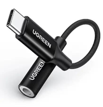UGREEN 50631 Type C Male To 3.5mm Audio Adapter AV161