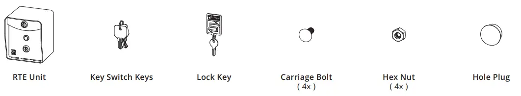 SECURITY BRANDS 14 RTE300 Request to Exit Station -