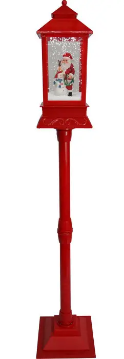 FRASER-HILL-FARM-Let-It-Snow-Series-49-Inch-Musical-Mini-Street-Lamp-product