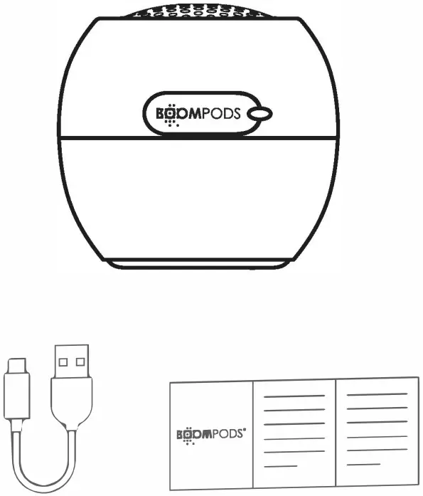 BOOMPODS soundflare Party Speaker - minor black spot