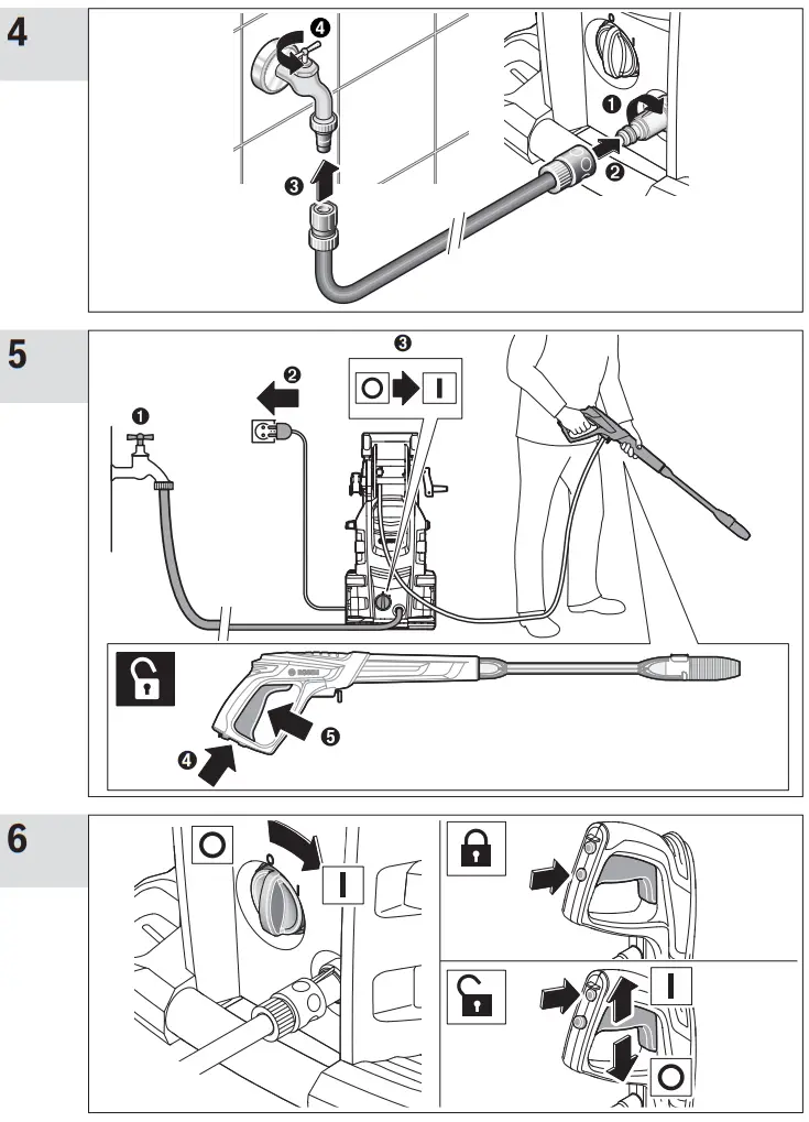 BOSCH 150 Advanced Aquatak High Pressure Washer - Fig 3