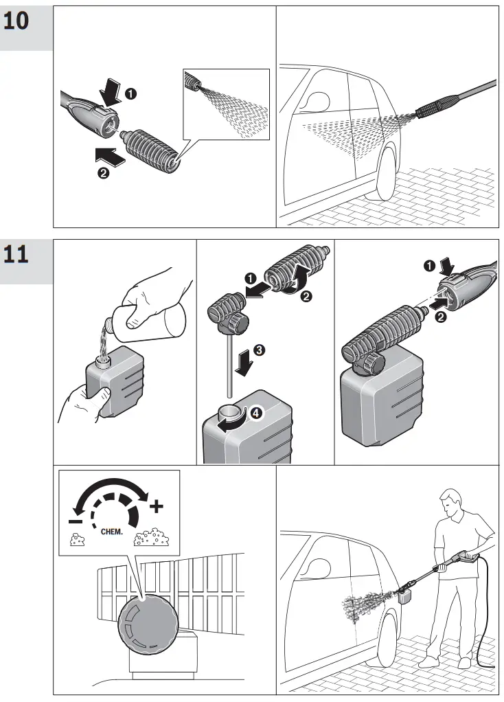 BOSCH 150 Advanced Aquatak High Pressure Washer - Fig 5