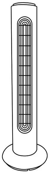 MALMBERGS 99 940 93 29 Inch Tower Fan - COver