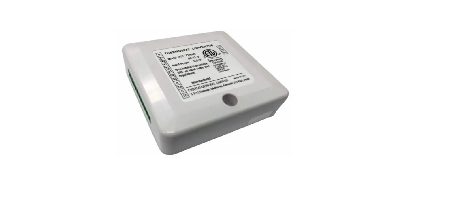Fujitsu Uty-ttrxz1 24v Thermostat Interface Owner's Manual Fujitsu Uty-ttrxz1 24v Thermostat Interface Owner's Manual