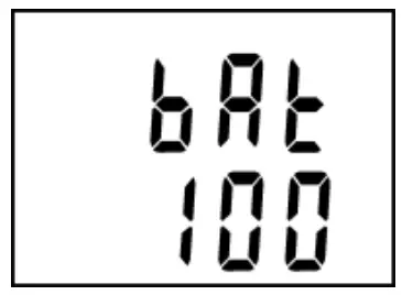 Reading on the display in usual operation