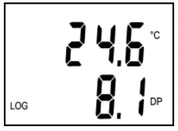 Reading on the display in usual operation