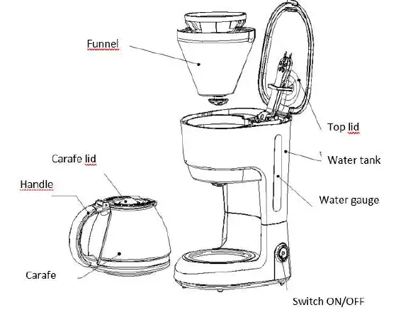 LIVOO-DOD183-Electric-Coffee-Maker-01