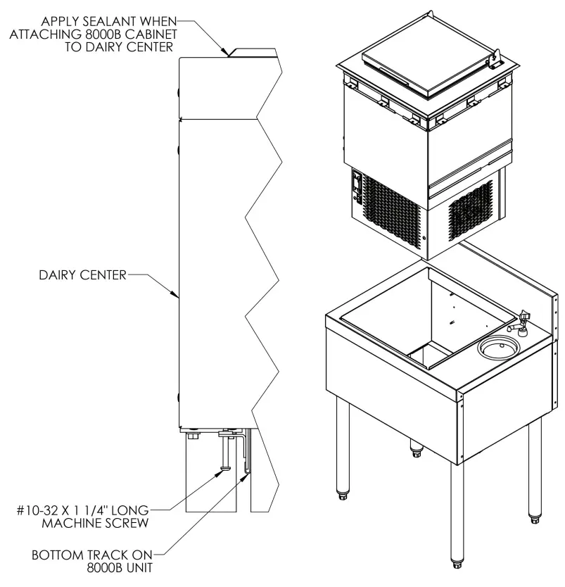 Perlick 8000B Ice Cream Cabinet - Topshelf Underbar