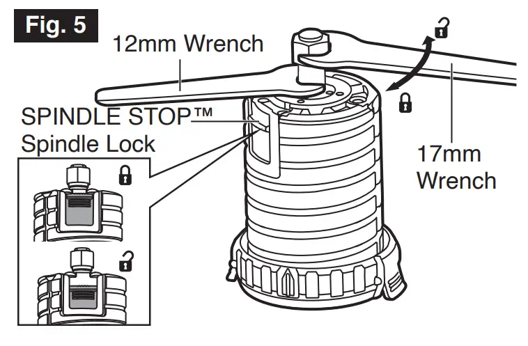 Installing And Removing Bits (Fig. 5, And 6)