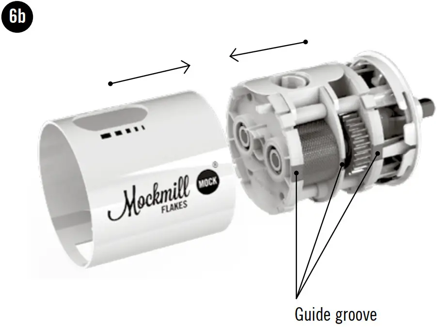 Mockmill Flakes Grain Mill Attachment For Stand Mixers - OPENING AND CLEANING 10