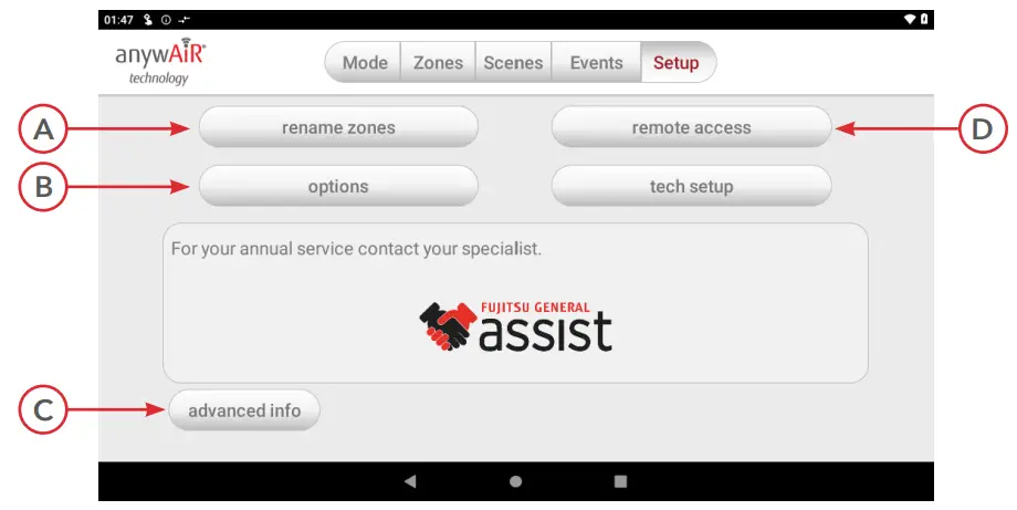 FUJITSU AnywAiR Android Tablet - Fig 28