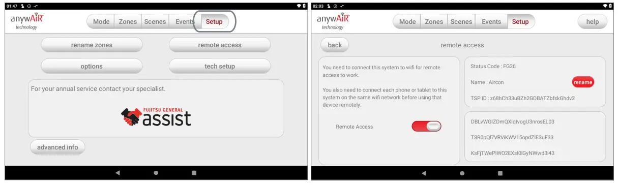 FUJITSU AnywAiR Android Tablet - Fig 7