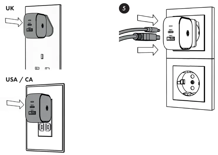 ICY BOX IB PS106 PD 2 Port Travel Power Delivery Charger - Assemble 1