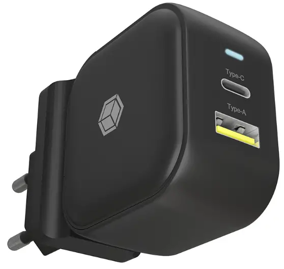 ICY BOX IB PS106 PD 2 Port Travel Power Delivery Charger