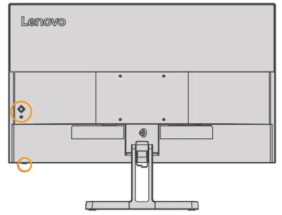 Lenovo L22i 40 21.5 Inch Monitor - Monitor controls