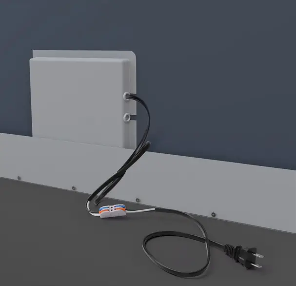 HOMEMYSTIQUE N W70841577 Wall Mounted LED Bathroom Mirror - Product Installation 5