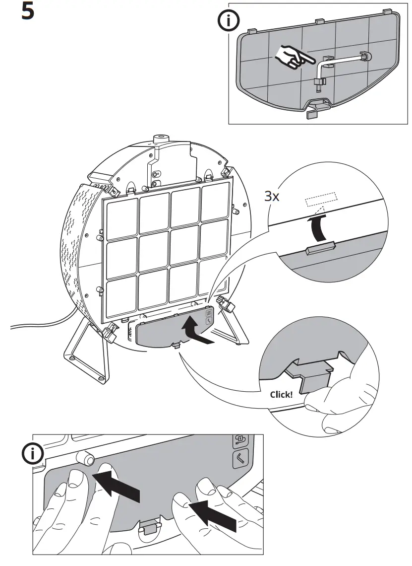 IKEA AA-2287882-2 STARKVIND Air Purifier - Assembly 10