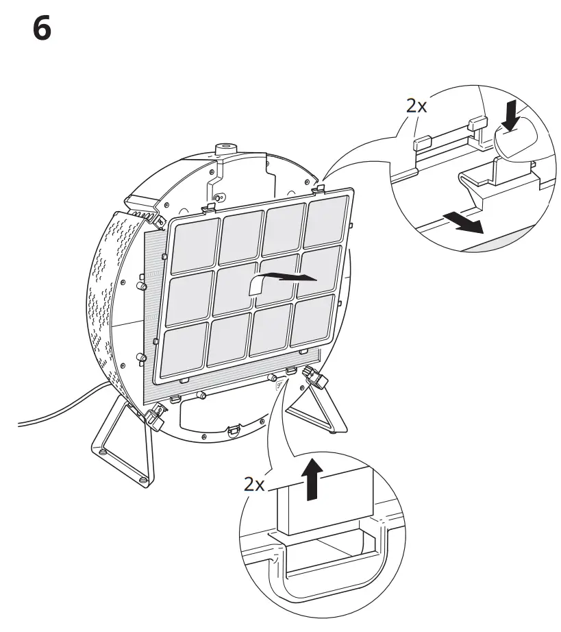 IKEA AA-2287882-2 STARKVIND Air Purifier - Assembly 11