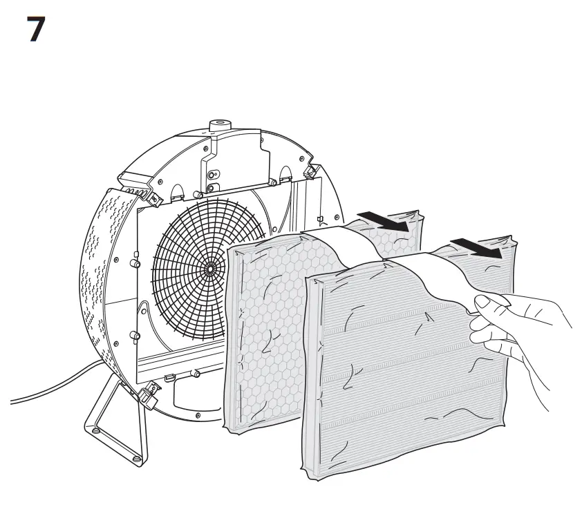 IKEA AA-2287882-2 STARKVIND Air Purifier - Assembly 12